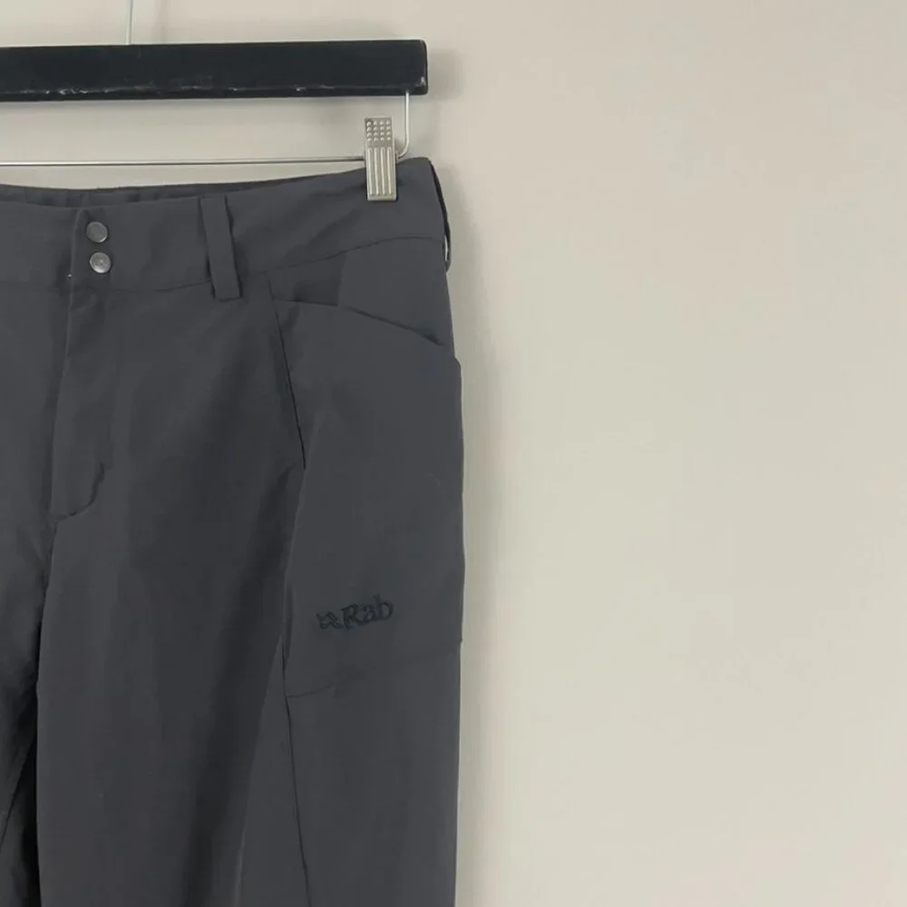 Rab Incline Light Hiking Outdoor Pants Anthracite Gray Size Medium_6